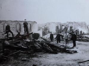 Brand in Lippspringe Zerstörte Papiermühle am Dammhof